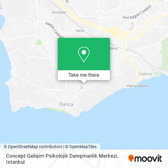 Concept Gelişim Psikolojik Danışmanlık Merkezi map