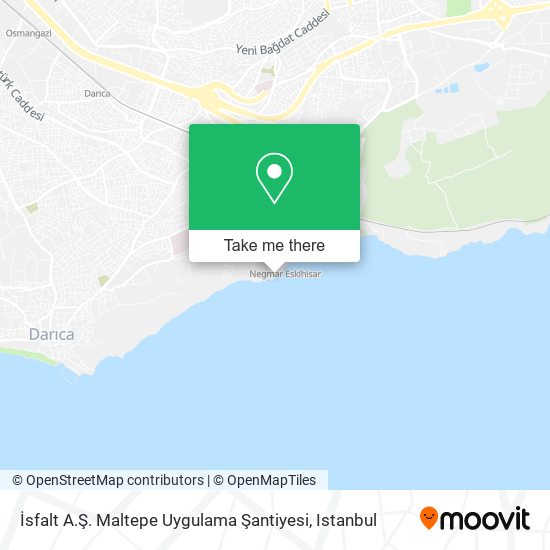 İsfalt A.Ş. Maltepe Uygulama Şantiyesi map