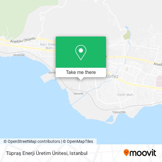 Tüpraş Enerji Üretim Ünitesi map