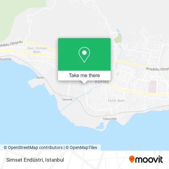 Simset Endüstri map