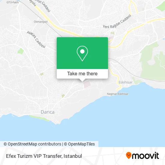 Efex Turizm VIP Transfer map