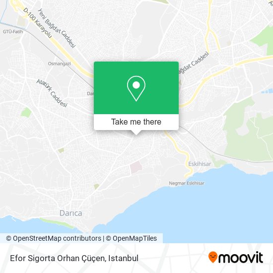 Efor Sigorta Orhan Çüçen map