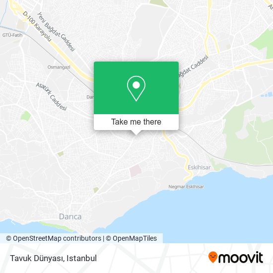 Tavuk Dünyası map