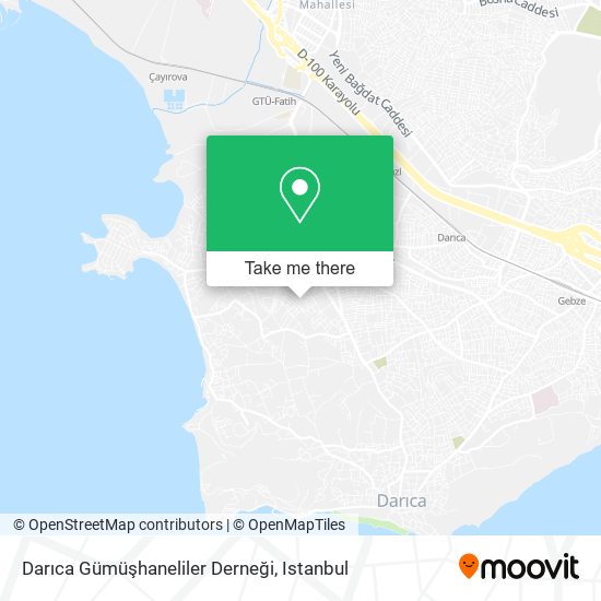 Darıca Gümüşhaneliler Derneği map