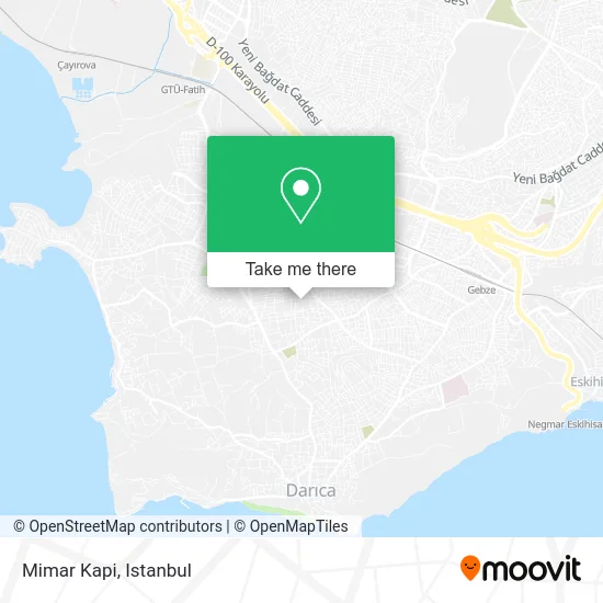Mimar Kapi map
