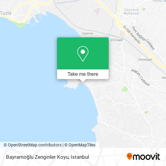 Bayramoğlu Zenginler Koyu map