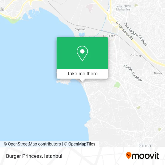 Burger Princess map