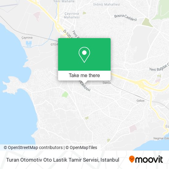 Turan Otomotiv Oto Lastik Tamir Servisi map