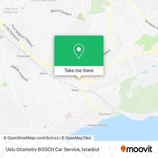 Uslu Otomotiv BOSCH Car Service map