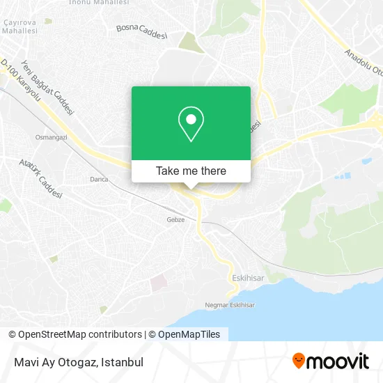 Mavi Ay Otogaz map