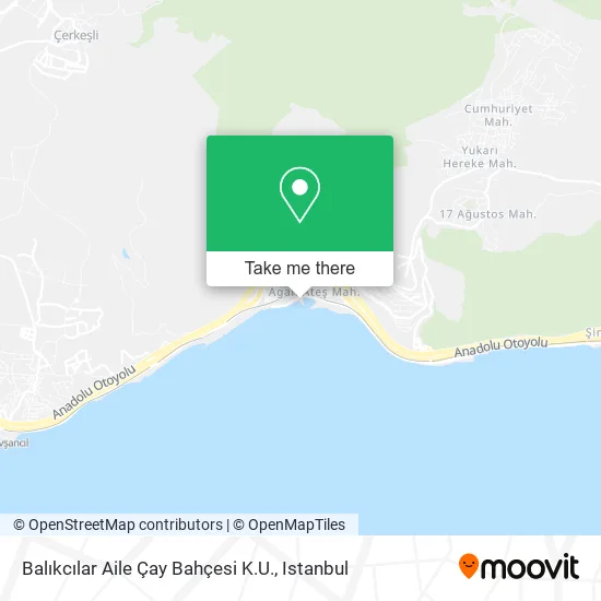 Balıkcılar Aile Çay Bahçesi K.U. map