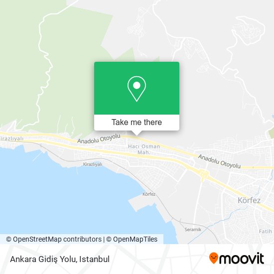 Ankara Gidiş Yolu map