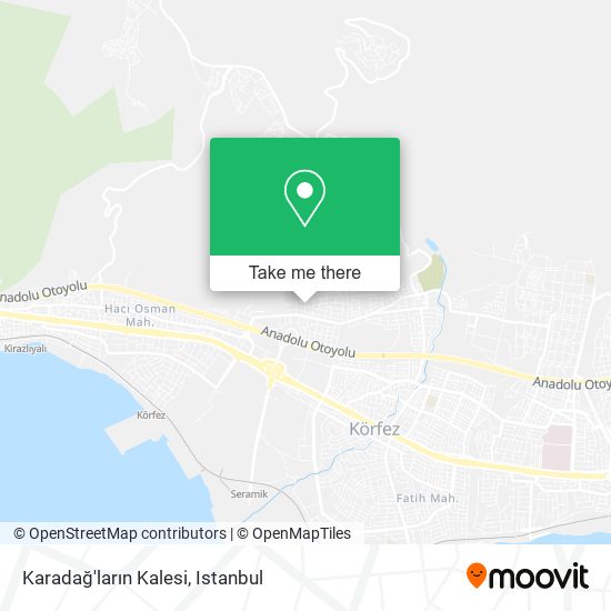 Karadağ'ların Kalesi map