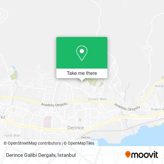 Derince Galibi Dergahı map