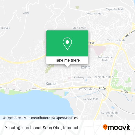 Yusufoğulları İnşaat Satış Ofisi map