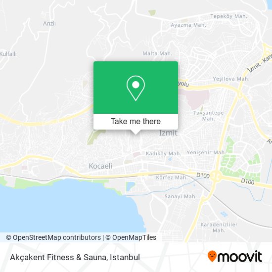 Akçakent Fitness & Sauna map