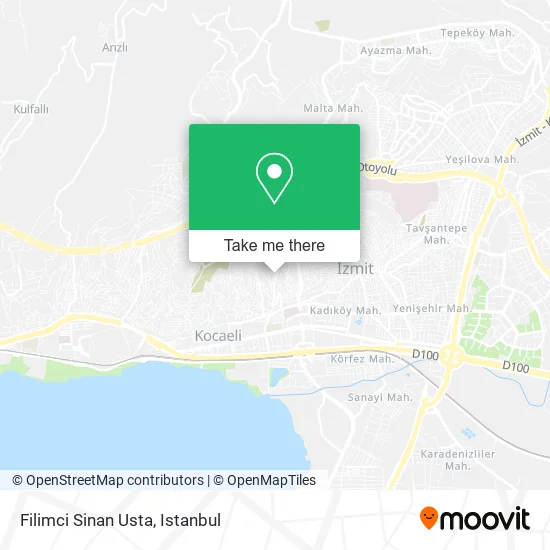 Filimci Sinan Usta map