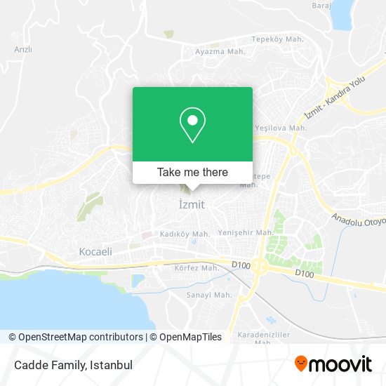 Cadde Family map