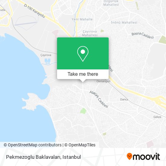 Pekmezoglu Baklavaları map