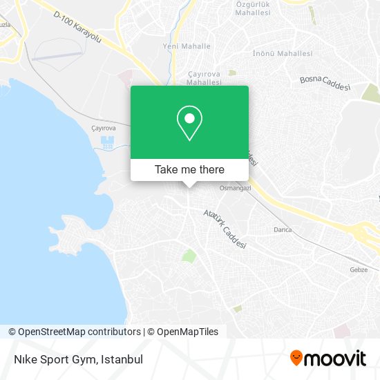 Nıke Sport Gym map