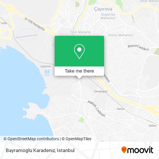 Bayramoglu Karadenız map