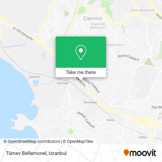 Tümev Bellamonel map