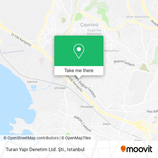 Turan Yapı Denetim Ltd. Şti. map