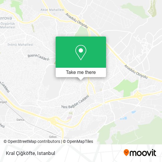 Kral Çiğköfte map