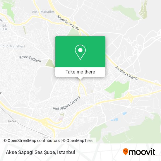 Akse Sapagi Ses Şube map