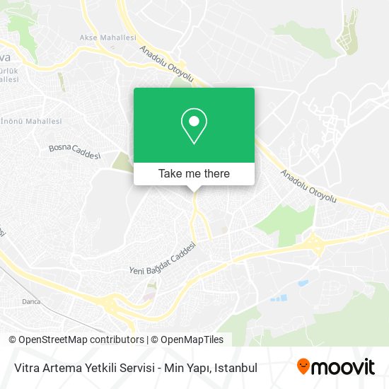 Vitra Artema Yetkili Servisi - Min Yapı map
