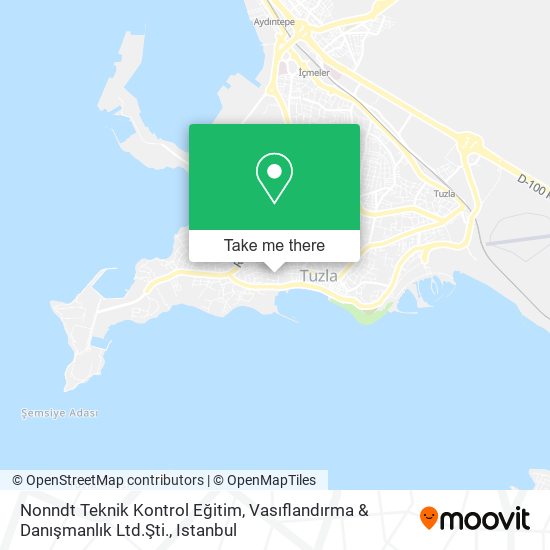 Nonndt Teknik Kontrol Eğitim, Vasıflandırma & Danışmanlık Ltd.Şti. map