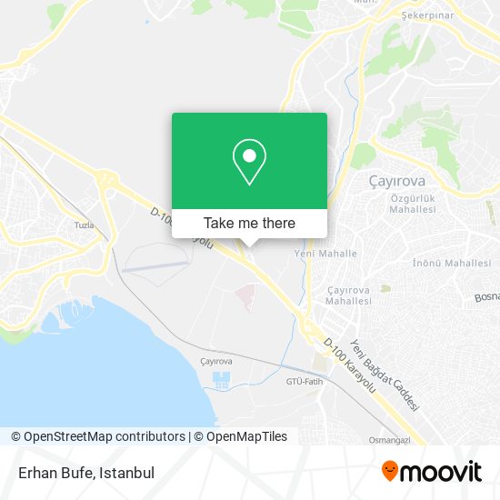 Erhan Bufe map