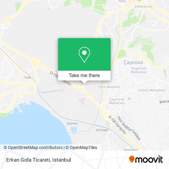 Erkan Gıda Ticareti map