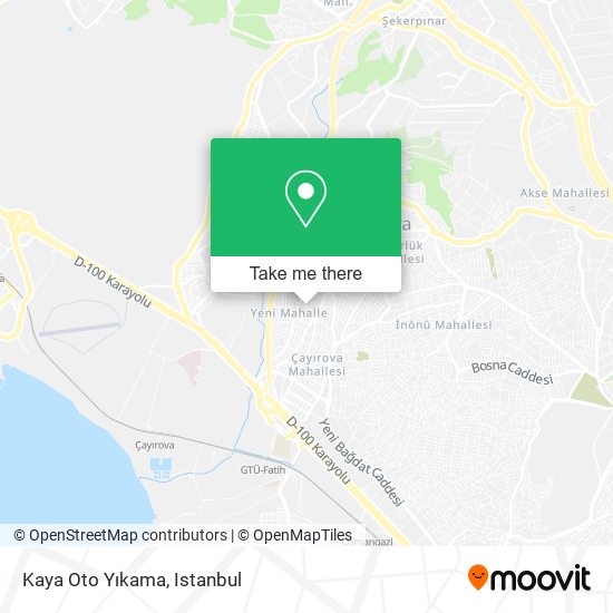 Kaya Oto Yıkama map