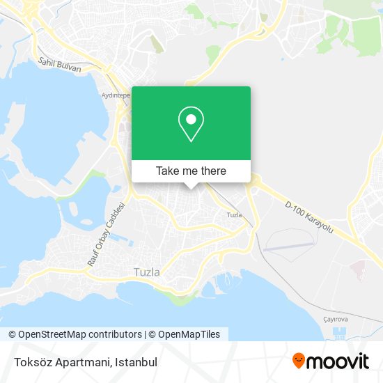 Toksöz Apartmani map