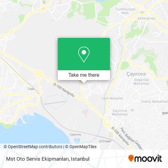 Mst Oto Servis Ekipmanları map