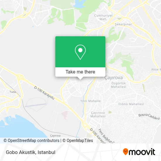 Gobo Akustik map