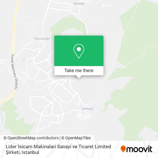 Lider İsicam Makinalari Sanayi ve Ticaret Limited Şirketi map