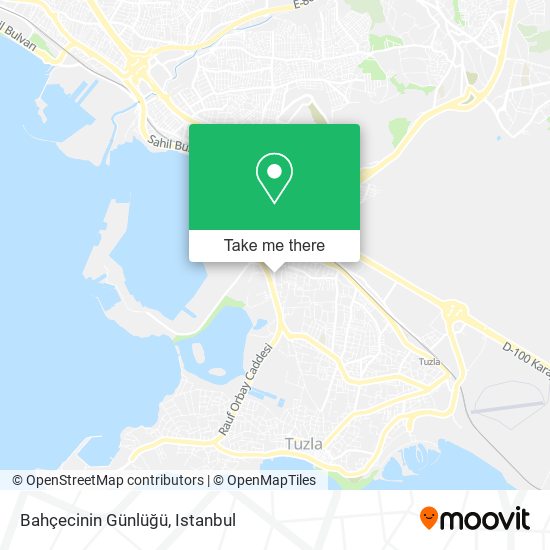 Bahçecinin Günlüğü map