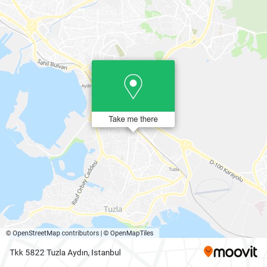 Tkk 5822 Tuzla Aydın map