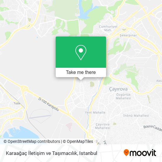 Karaağaç İletişim ve Taşımacılık map