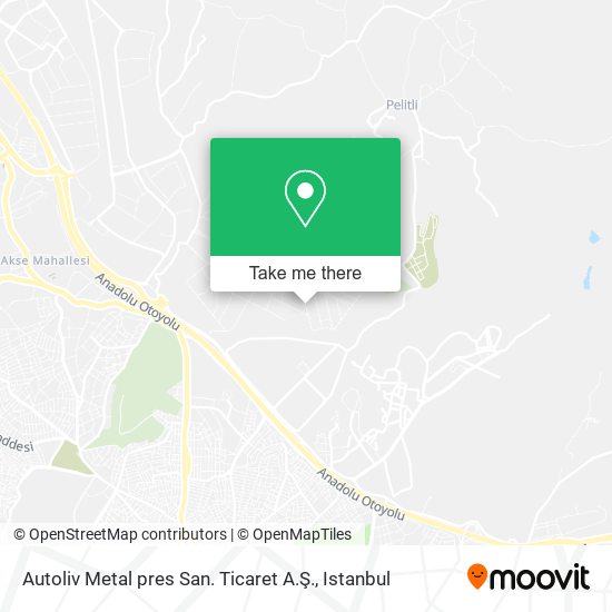 Autoliv Metal pres San. Ticaret A.Ş. map