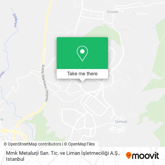 Mmk Metalurji San. Tic. ve Liman İşletmeciliği A.Ş. map
