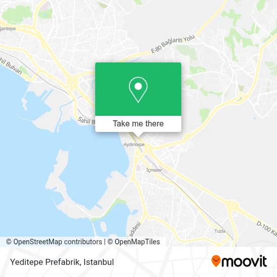 Yeditepe Prefabrik map