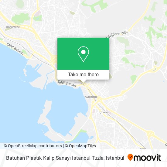 Batuhan Plastik Kalip Sanayi Istanbul Tuzla map