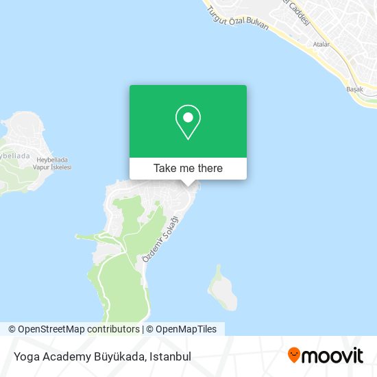 Yoga Academy Büyükada map