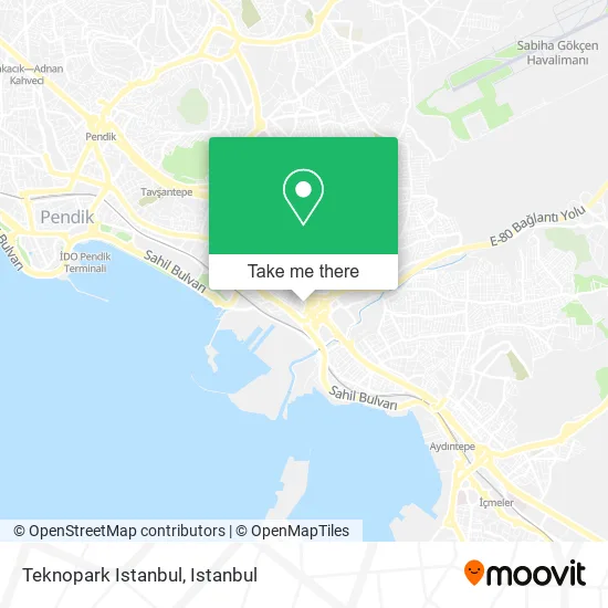 Teknopark Istanbul map