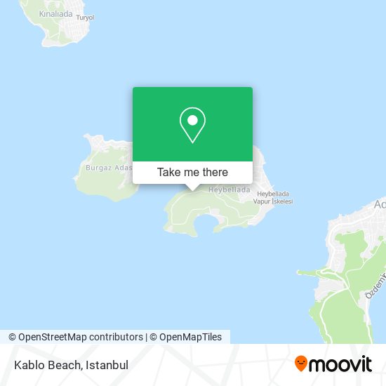 Kablo Beach map