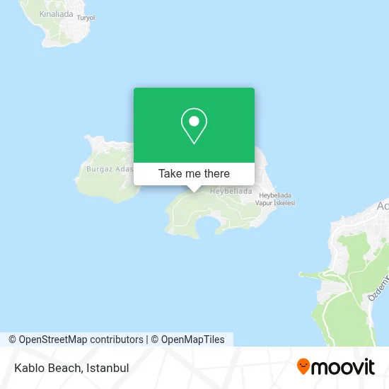 Kablo Beach map