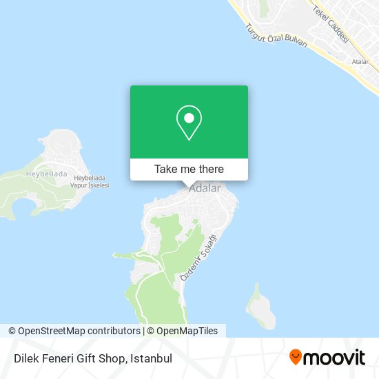 Dilek Feneri Gift Shop map